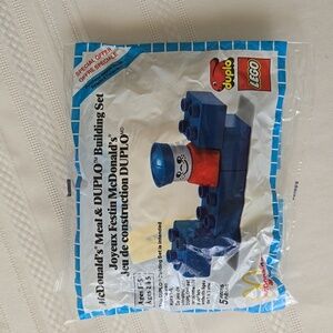 Vintage McDonald's Meal & DUPLO Lego Building Set